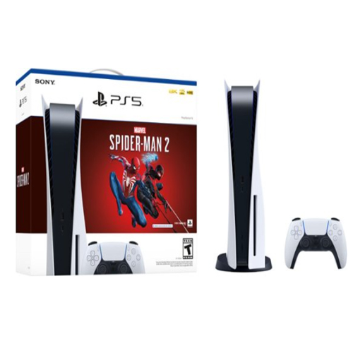 Sony - PlayStation 5 Console â€“ Marvelâ€™s Spider-Man 2 Bundle - White
